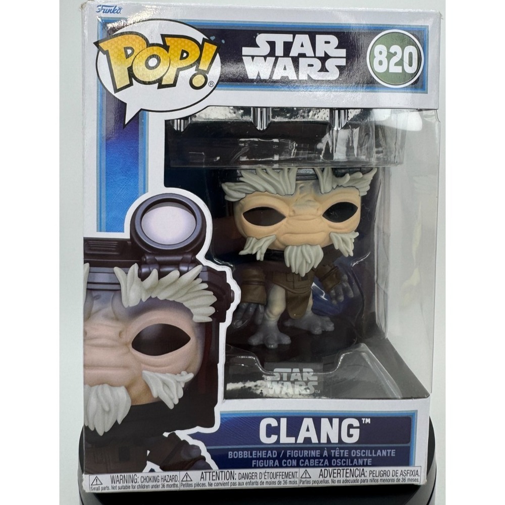 Funko Pop Star Wars Clang 820 The Mandalorian and Grogu Vinyl Figure 90448